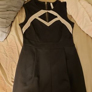 BNWOT black & white romper size M